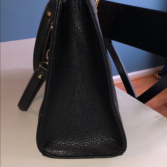 Anne Klein Black and Gold Handbag - Picture 5 of 8